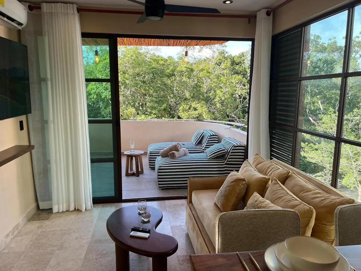 Апартаменты Charming Boutique Condo Jungle Views Private Pool Тулум