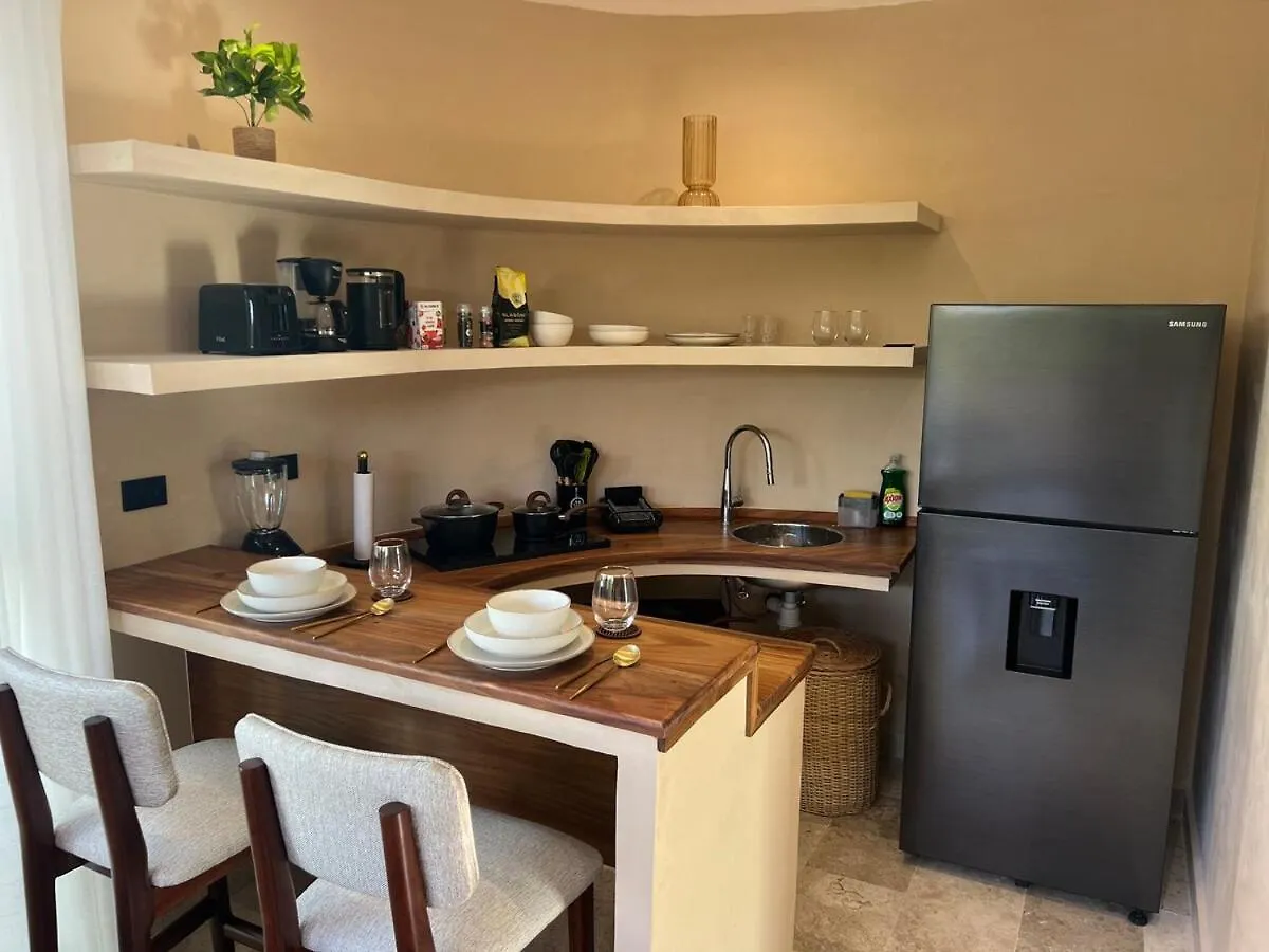 Charming Boutique Condo Jungle Views Private Pool Тулум Апартаменты