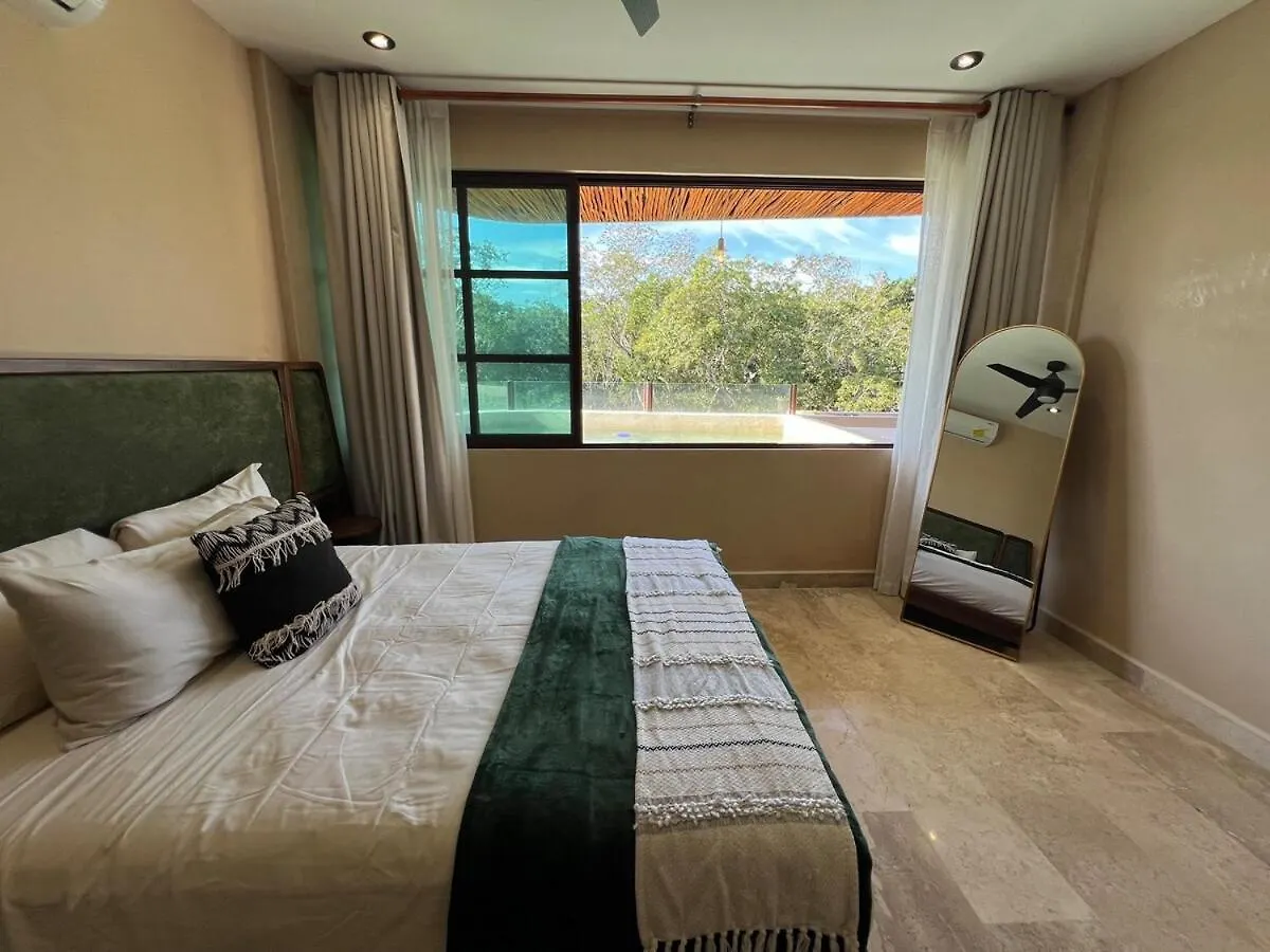 Apartman Charming Boutique Condo Jungle Views Private Pool Tulum Mexikó