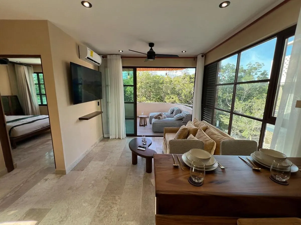 Charming Boutique Condo Jungle Views Private Pool Tulum Apartman